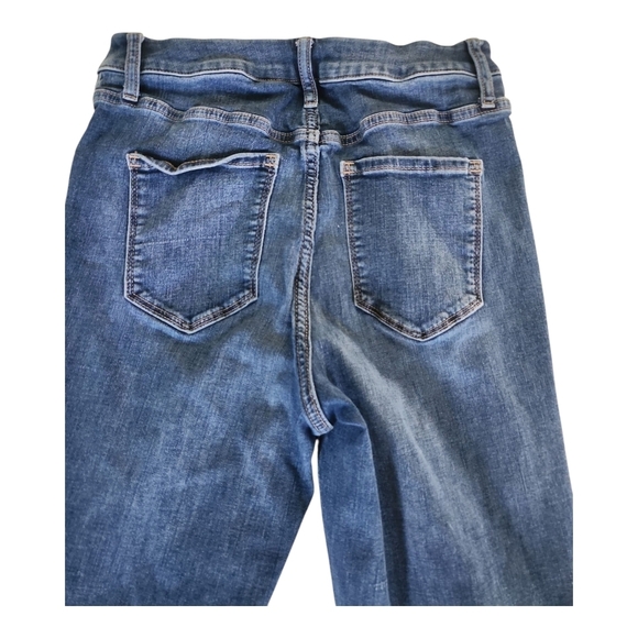 Simply Vera Vera Wang Skinny Ankle Jeans Size 8 Stretch Blue Denim Mid Rise - Picture 6 of 9